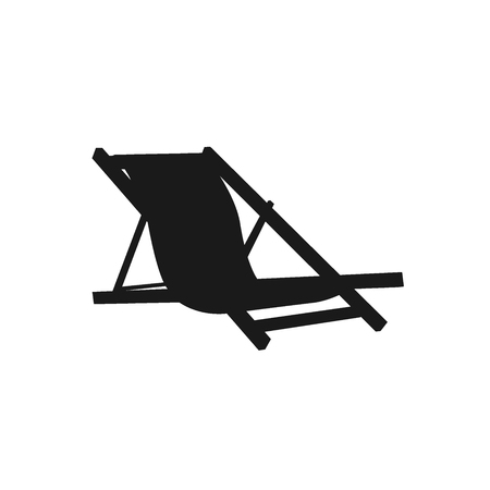 lounge chair. icon. vector illustrationのイラスト素材