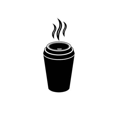 cup of coffee. drink. icon. vector illustrationのイラスト素材