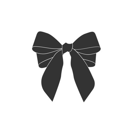 bow, icon, vectorのイラスト素材