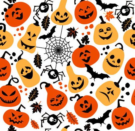 Seamless pattern of halloween.のイラスト素材