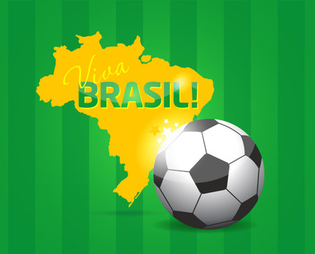 Brazil backgroundのイラスト素材