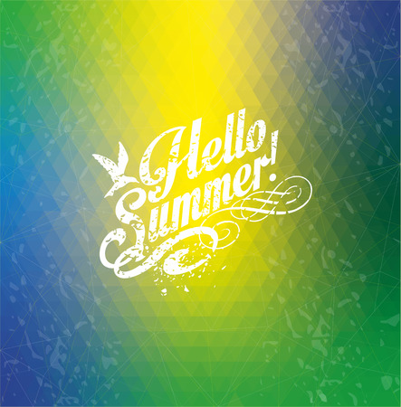Hello summer!のイラスト素材