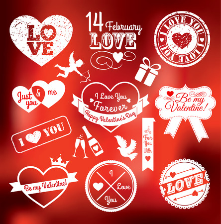 Medal of valentine dayのイラスト素材