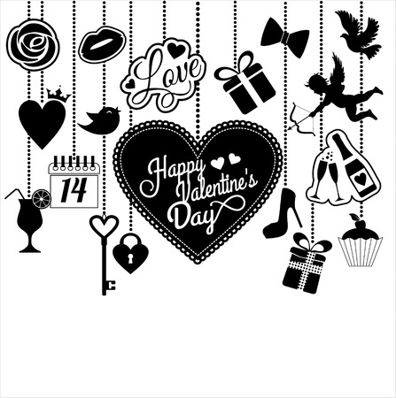 Valentyne cardのイラスト素材