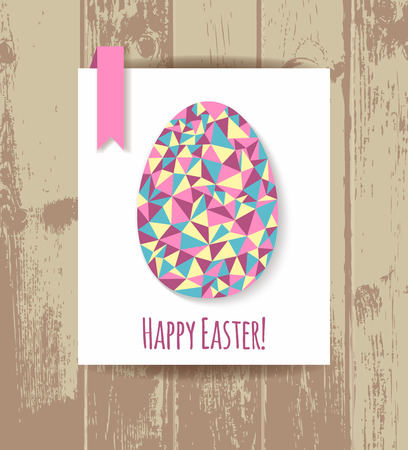 Happy easter cardのイラスト素材