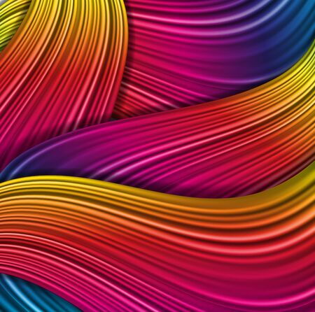 Rainbow abstract pattern. のイラスト素材