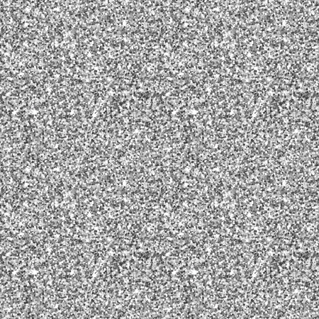 Glitter silver shiny seamless pattern in grey. Vector texture.のイラスト素材
