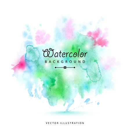 Watercolor stains.のイラスト素材