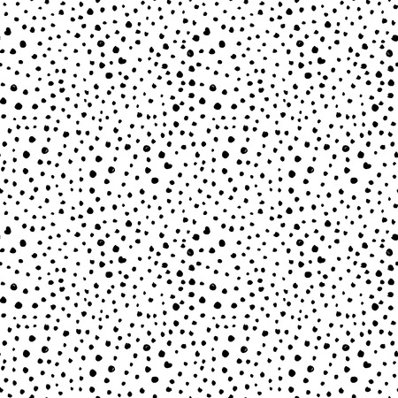 Creative seamless pattern with hand drawn textures. Abstract background. Polka dot pattern.のイラスト素材