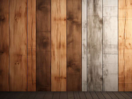 Wood background grey beige boards wood wall wood textureの素材