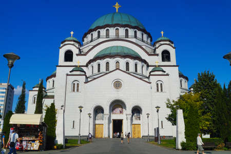 Church of St. Sava, Belgrade, Serbiaのeditorial素材