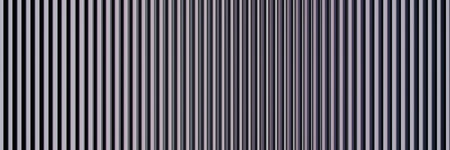 Abstract banner made of ribbed glass.3d rendering