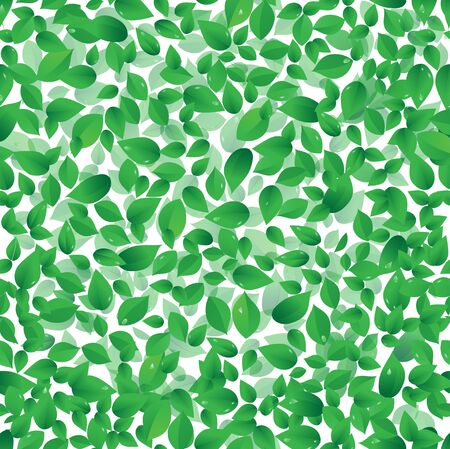 Green color leafs background fresh leavesのイラスト素材