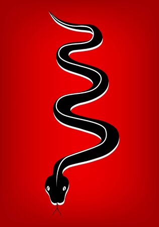 Card snakeのイラスト素材