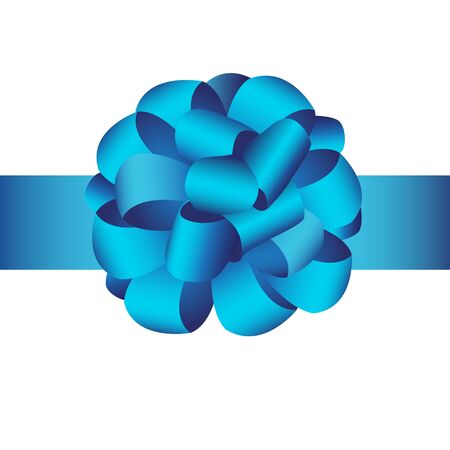 blue bowのイラスト素材