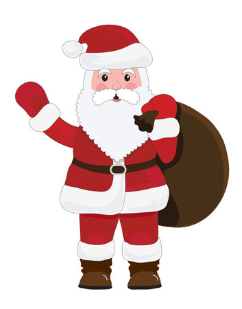 New Year simbol isolated on white bacgroundのイラスト素材