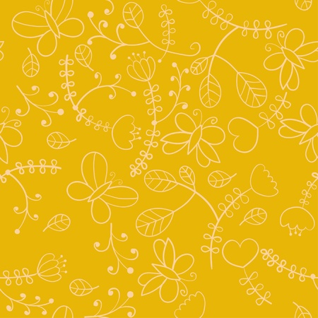 Seamless floral background   Can be used for wallpaper, pattern fills, web page, surface, fabricのイラスト素材