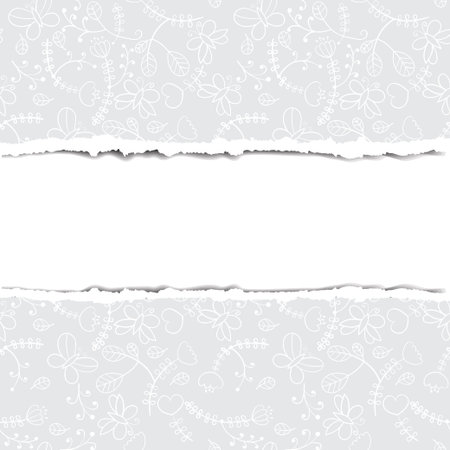 Pattern rip paperのイラスト素材