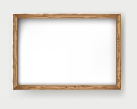 Frame wood vectorのイラスト素材