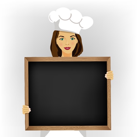 Cook womanのイラスト素材