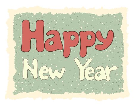 Greeting brand in retro style, vector illustrationのイラスト素材