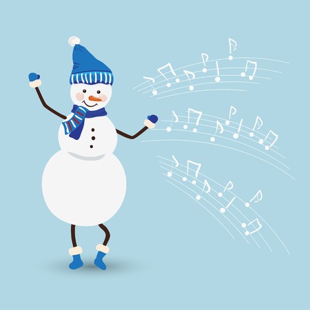 Damce music card in vectorのイラスト素材