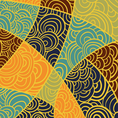 Retro colors background in vectorのイラスト素材