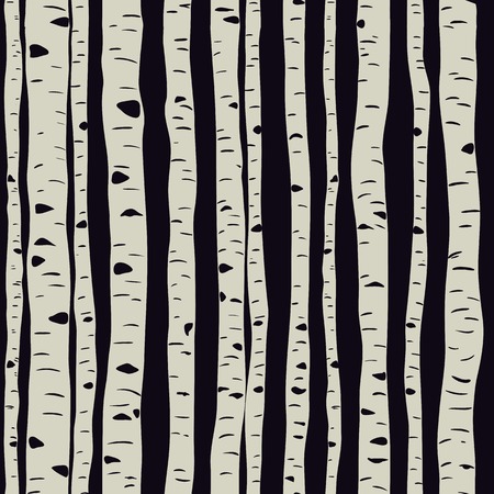 Birches in vectorのイラスト素材
