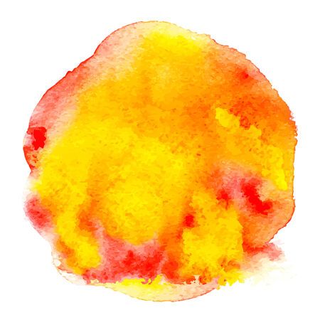 Abstract watercolor art hand paintのイラスト素材