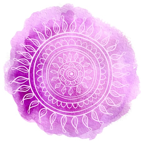 Violet Mandalaのイラスト素材