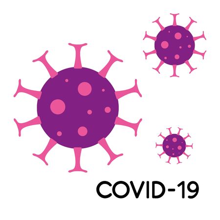 sketchy illustration of a coronovirus under a microscopeのイラスト素材