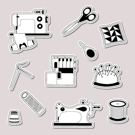 Vector set of design elementのイラスト素材