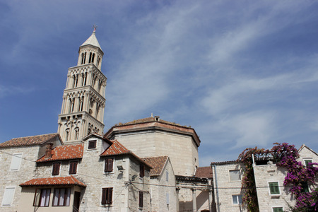 Old town Split, Croatiaの写真素材