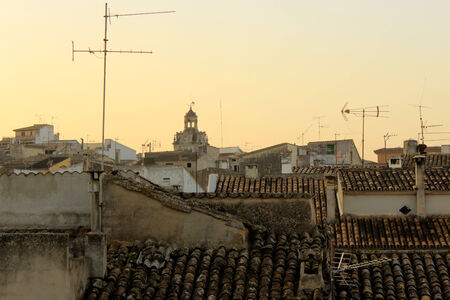 Sunrise in Alcudia, Mallorca, Spainの写真素材