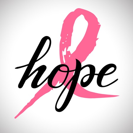 Breast Cancer Awareness Month, annual campaign to increase awareness of the disease. illustration health, medicine, beauty conceptのイラスト素材