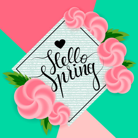 Hello spring 2のイラスト素材