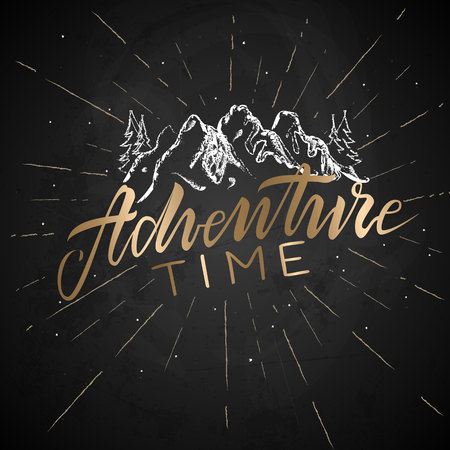 Adventure time illustration.のイラスト素材