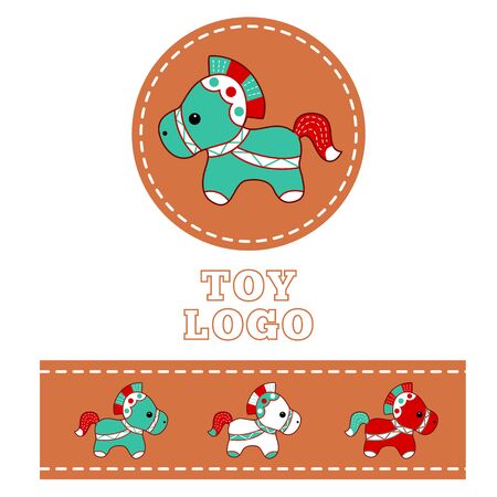 Toy shop logo vector illustration.のイラスト素材