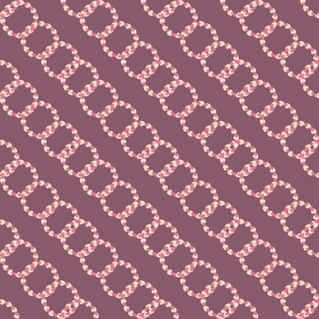 Seamless pattern with heart rings and sweet lettering. Suitable For Sweet Holiday, For Printing On...