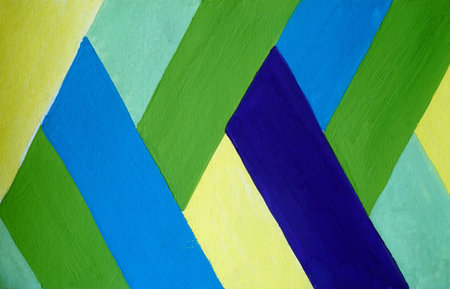 Drawing of decorative modern artwork. Picture contains interesting idea, evokes emotions, aesthetic...