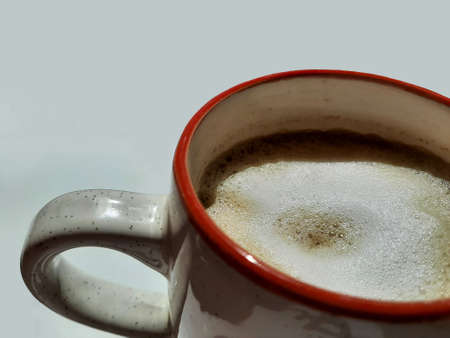 An invigorating and relaxing morning coffee that motivates you to achieve important goalsの写真素材