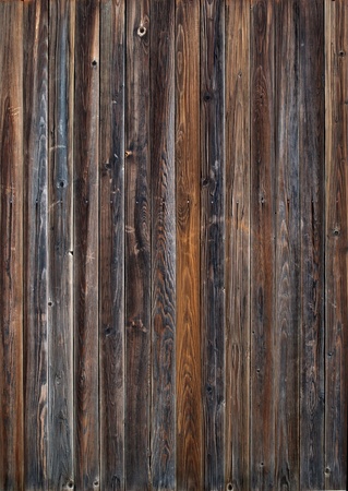 Old Wooden Planks in the Row on Panel, color backgroundの写真素材