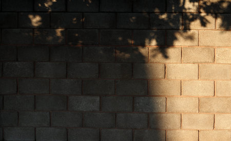 Stone walls for the background. Brick wall.