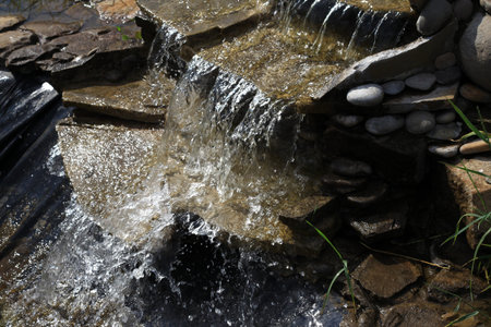 Home waterfall. Waterfall with your own hands.
