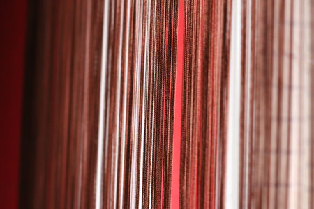 bard background of threadsの写真素材