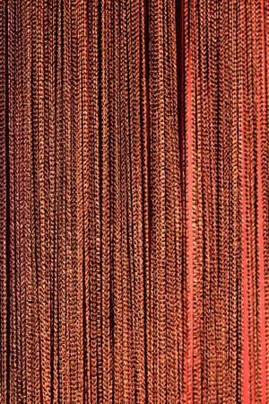 Red background with laces. Bright Burgundy background.の写真素材