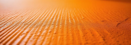 Orange embossed texture banner background.の素材