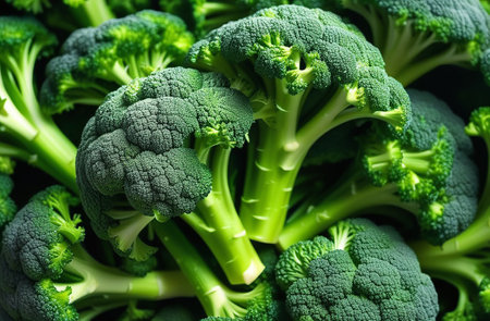 Green broccoli backgroundの素材