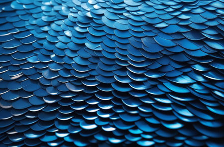Blue scales for background.の素材
