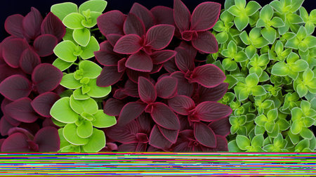 Bright microgreens for proper nutrition.の素材
